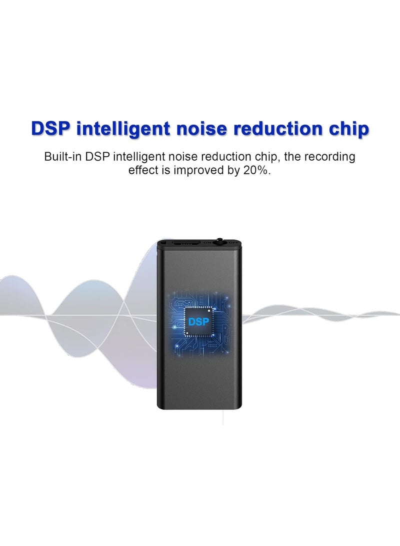 سجّال صوتي صغير، أسود، 8 جيجابايت - Image 2